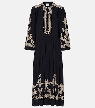 Feliana embroidered crêpe maxi dress | Marant Etoile