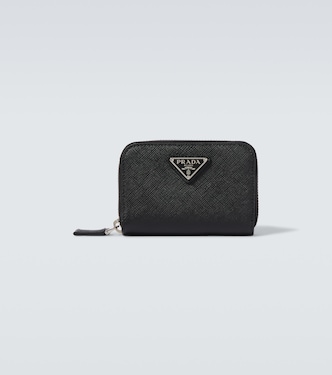 Monedero de piel Saffiano con logo | Prada