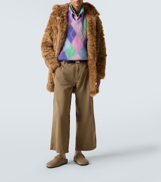 Hooded shearling coat | ERL