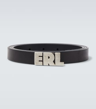 Logo leather belt | ERL