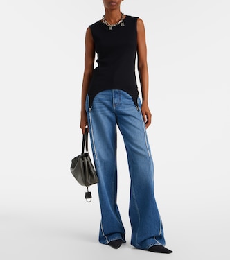 Ribbed-knit cotton jersey tank top | Jean Paul Gaultier