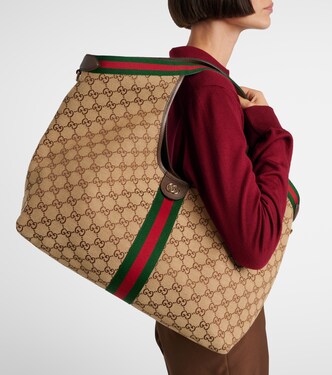 Gucci Giglio GG Canvas Large tote bag | Gucci
