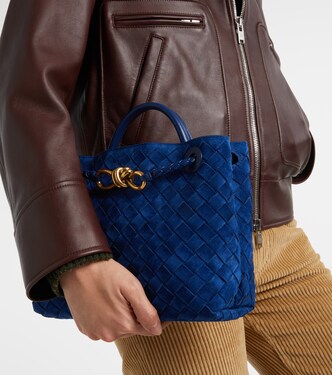 Andiamo Small suede tote bag | Bottega Veneta