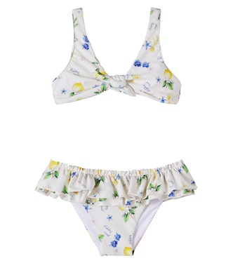 Printed ruffled bikini | Monnalisa
