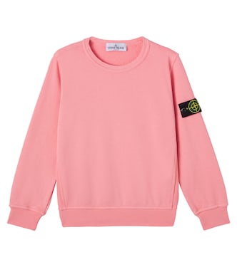 Compass cotton jersey sweatshirt | Stone Island Junior