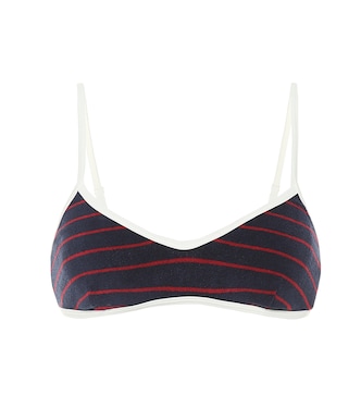 Haut de bikini The Nantucket en coton mélangé | Solid & Striped