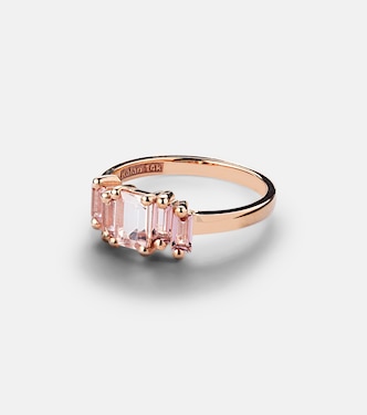 Ring Amalfi aus 14kt Roségold mit Morganit | Suzanne Kalan