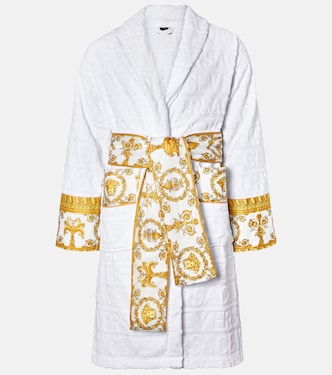 Baroque cotton bathrobe | Versace Home