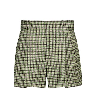 Shorts in tweed a quadri | Chloé