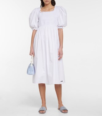 Midikleid aus Baumwolle | Miu Miu