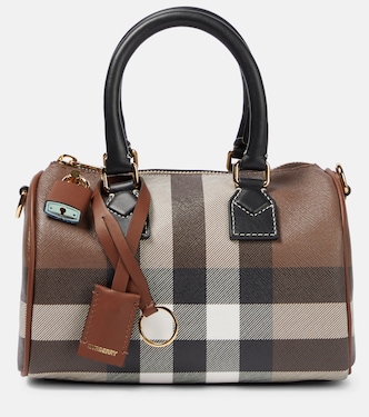 Checked canvas tote bag | Burberry