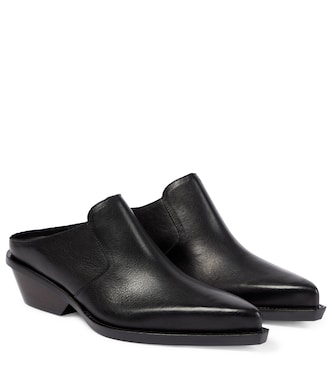 Pointed leather mules | Acne Studios
