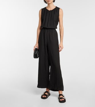Vivi cutout linen jumpsuit | Velvet