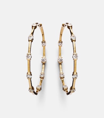 Boucles d'oreilles Zea en or 18 ct et diamants | Melissa Kaye