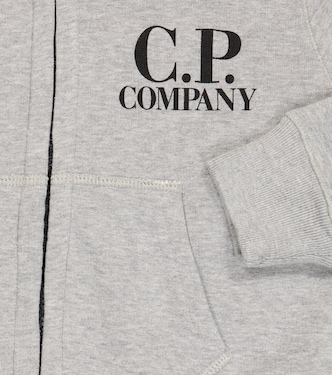 Goggle fleece zip-up hoodie | C.P. Company Kids