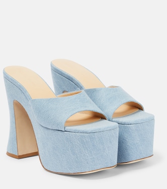 Denim platform mules | Magda Butrym