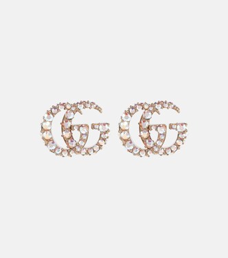 Ohrringe GG mit Kristallen | Gucci