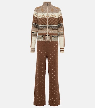 Agnetha intarsia turtleneck jumpsuit | Bogner
