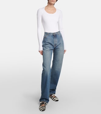 Bedruckte Ballerinas Criss Cross | Alaïa