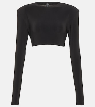 Cropped-Top aus Jersey | Norma Kamali