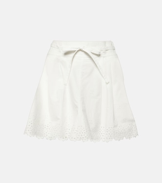 Shorts Sabine in pizzo di cotone sangallo | Ulla Johnson