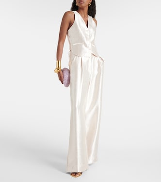 Deb satin vest | Simkhai