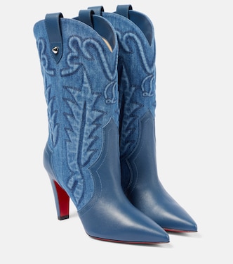 Botines Santiabooty 85 de denim | Christian Louboutin