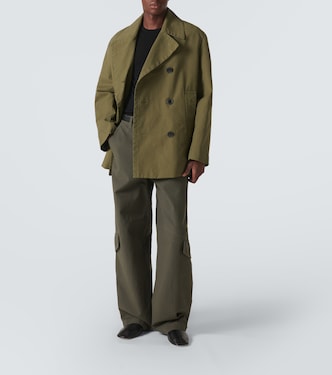 Giacca doppiopetto in cotone | Dries Van Noten