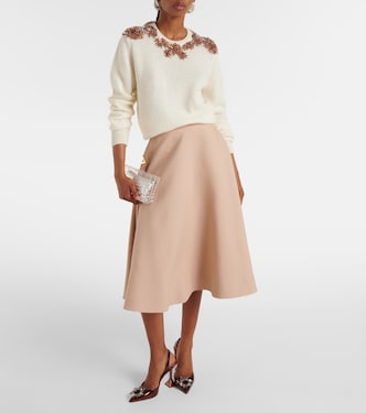 Crystal-embellished sweater | Costarellos
