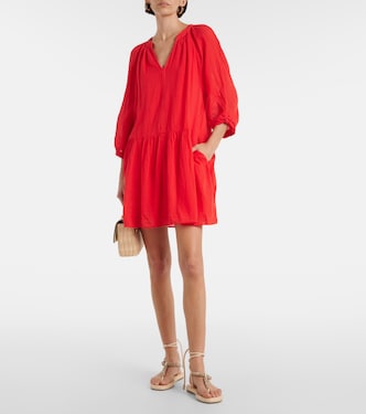 Vestido corto Sloan de algodón | Velvet