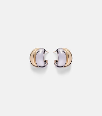 Chavez Micro yellow and white gold hoop earrings | Jennifer Fisher
