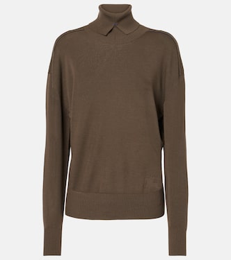 Wool chenille turtleneck sweater | Burberry