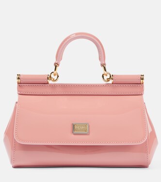 Sicily Small patent leather tote bag | Dolce&Gabbana