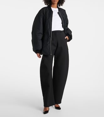 Pantaloni a gamba larga in lana | Alaïa