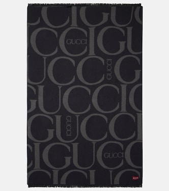 GG wool-blend bouclé blanket | Gucci