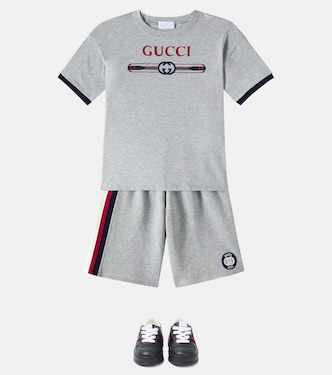 Logo cotton jersey T-shirt | Gucci Kids