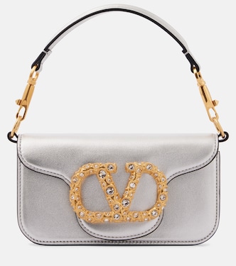 Borsa Locò Small in pelle metallizzata | Valentino Garavani