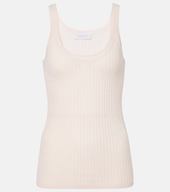 Nevin pointelle cashmere and silk tank top | Gabriela Hearst