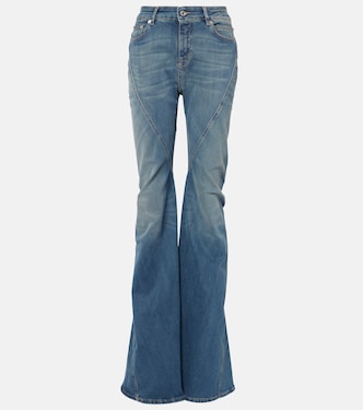 High-rise flared jeans | Rick Owens