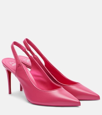 Sporty Kate 85 leather slingback pumps | Christian Louboutin