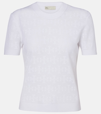 Pullover T Monogram aus Jacquard | Tory Burch