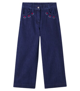 Tessa embroidered jeans | Bebe Organic