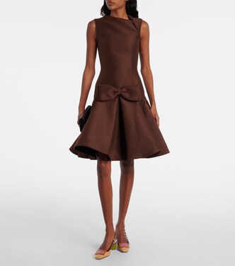 Bow-detail midi dress | Shushu/Tong