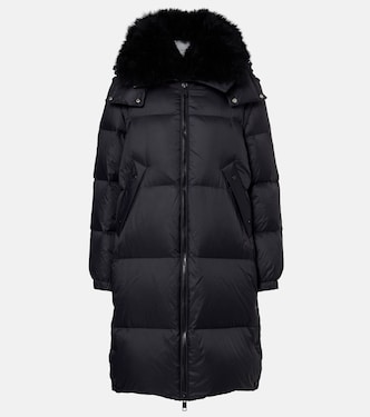 Daunenmantel Doudoune mit Shearling | Yves Salomon