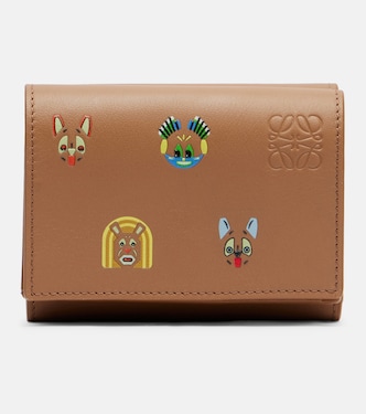 x Louis Wain Cats leather wallet | Loewe