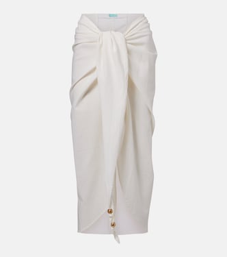 Cover-up Winnie aus Baumwolle und Leinen | Melissa Odabash