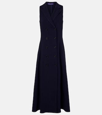 Alecia cotton-blend midi dress | Ralph Lauren Collection