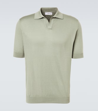 Cotton piqué polo shirt | Lardini