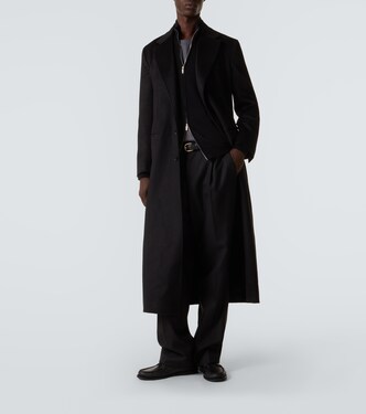 Wool and cashmere overcoat | Saman Amel