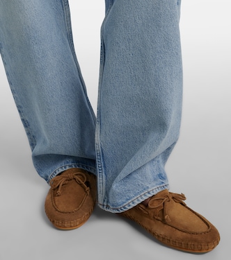 Driver刺绣绒面革乐福鞋 | Le Monde Béryl